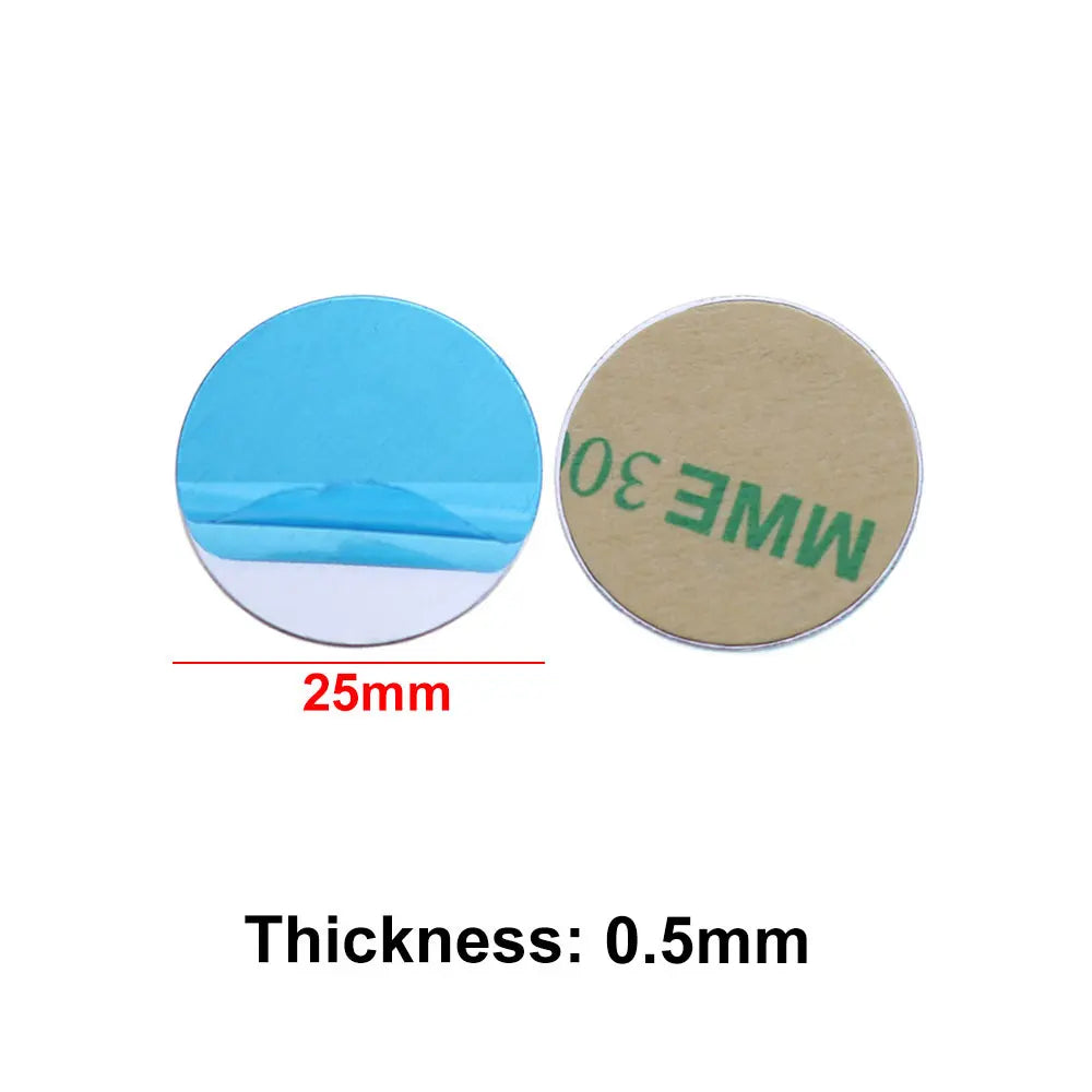 Magnetic Metal Plates for Car Phone Holder – 10pcs Iron Sheets
