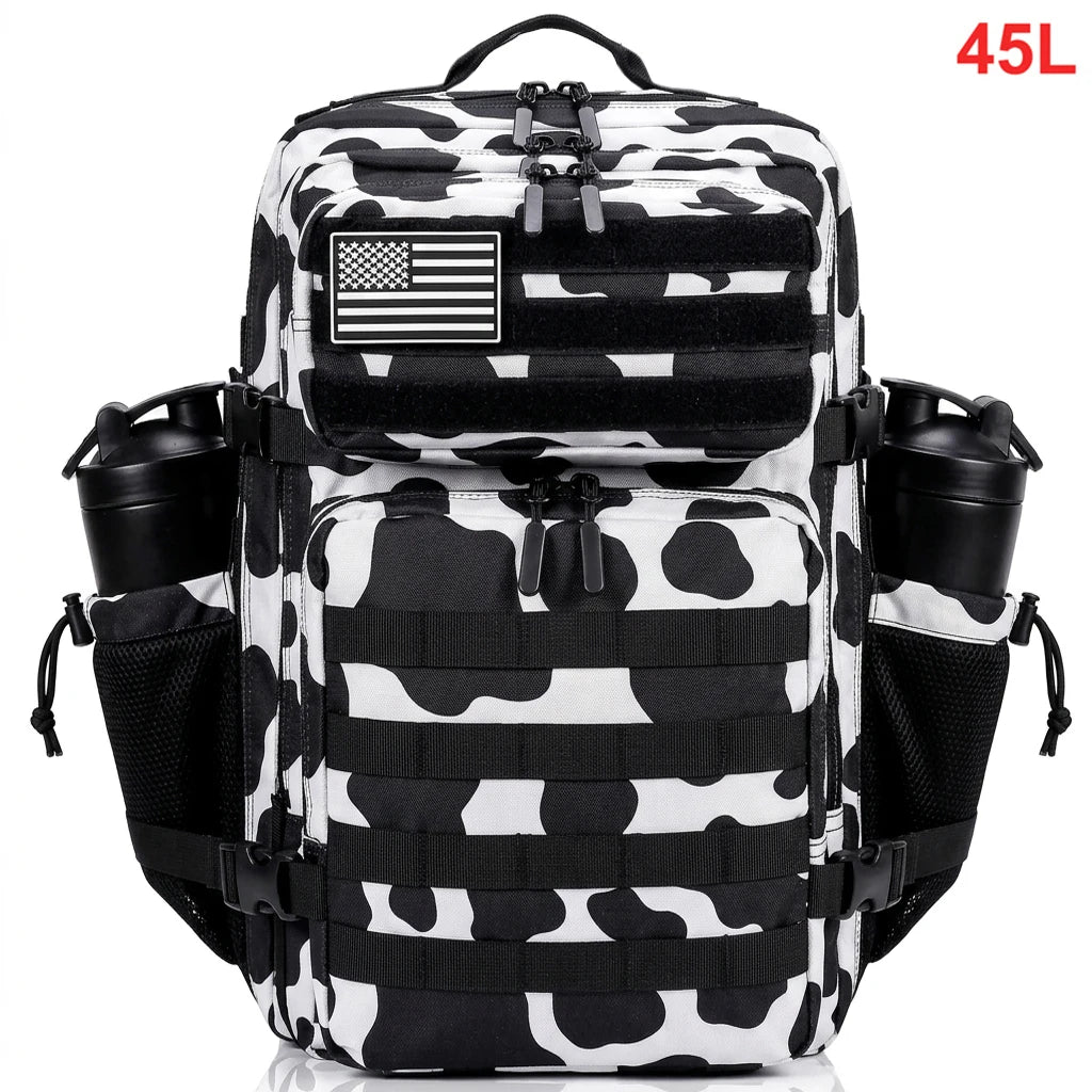 45L Tactical Backpack – Waterproof Military Hiking Bag