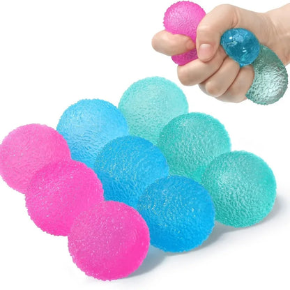 Gel Stress Ball – Textured Slow Rebound Fidget Sensory Toy for Anxiety Relief