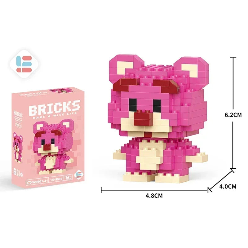 Mini Building Blocks Cartoon Character Figure – Tsum Tsum Style
