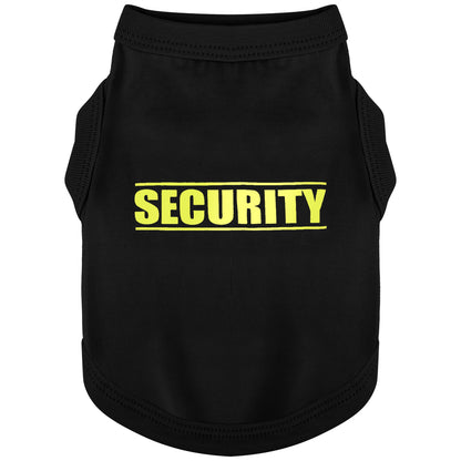 Security Dog Shirt Vest – Breathable Polyester Pet Tank Top