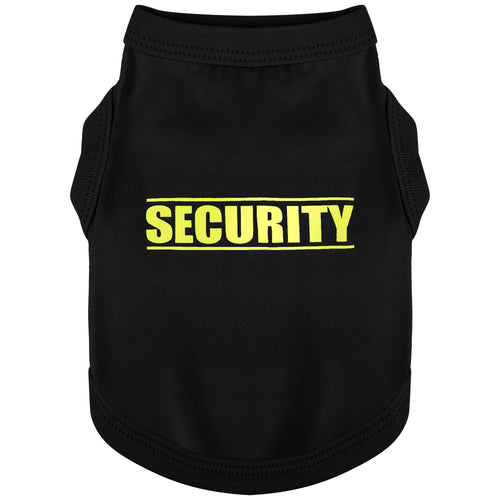 Security Dog Shirt Vest – Breathable Polyester Pet Tank Top