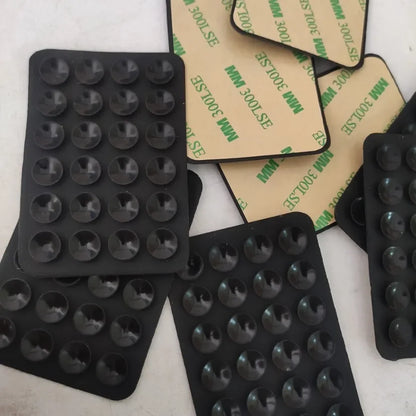 Silicone Suction Phone Holder Pad – Anti-Slip Wall & Desk Mat