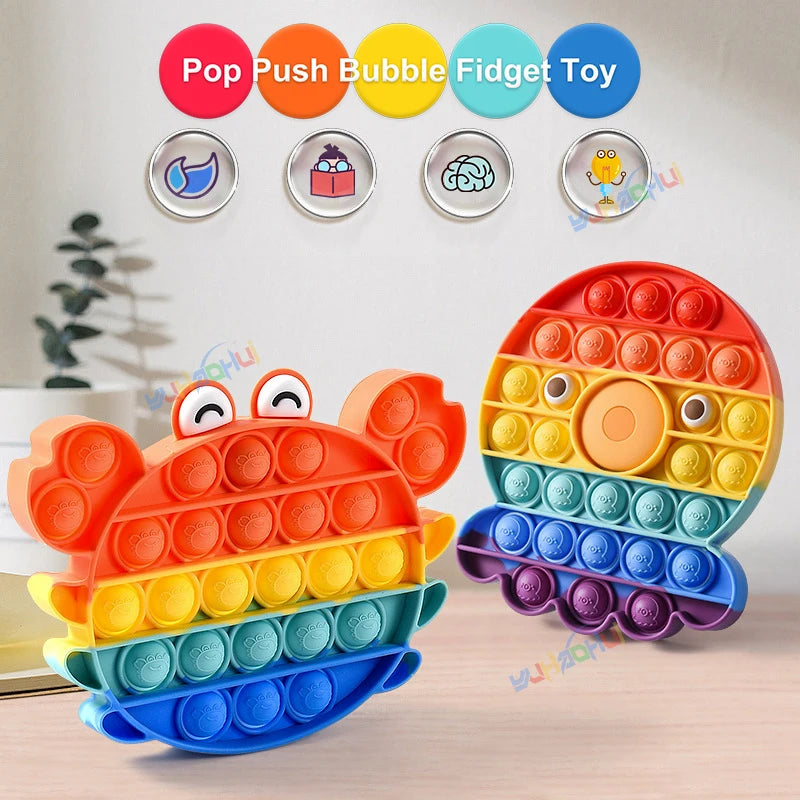 Pop It Fidget Toy – Bubble Sensory Stress Relief for Kids & Adults