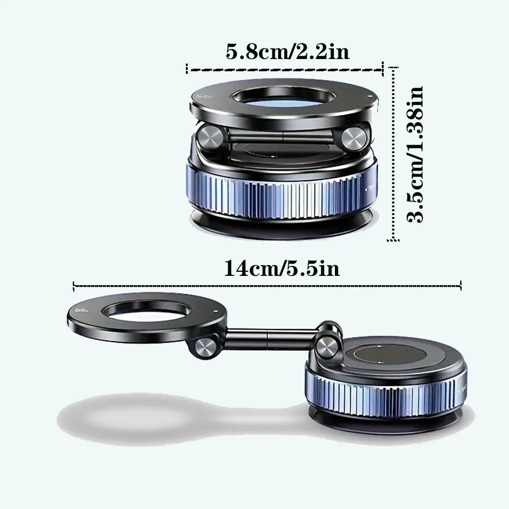 N52 Magnetic Car Phone Holder Foldable Dashboard Mount
