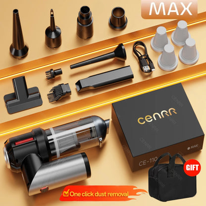 Cenrr CE-110 MAX Mini Cordless Car Vacuum Cleaner 998000Pa – Handheld Blower