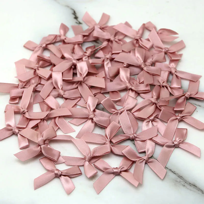 Satin Ribbon Bows 50pcs for DIY Crafts & Gift Wrapping