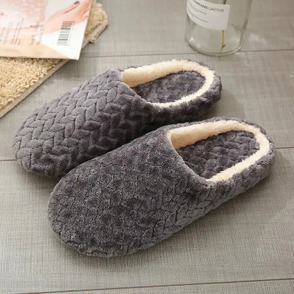 Fluffy Home Slippers – Unisex Soft Anti-Slip Indoor Slides