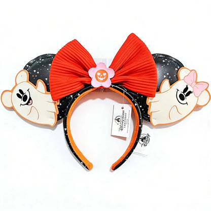 Disney Princess Minnie Ears Headband – Sequin Bow Hair Hoop
