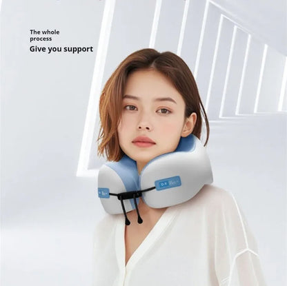 Memory Foam Travel Neck Pillow – U-Shaped, Soft & Ergonomic, 3 Colors