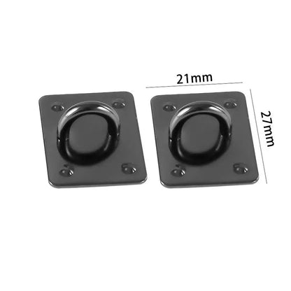 2pcs Adhesive Metal Phone Charm Ring Stand Hook