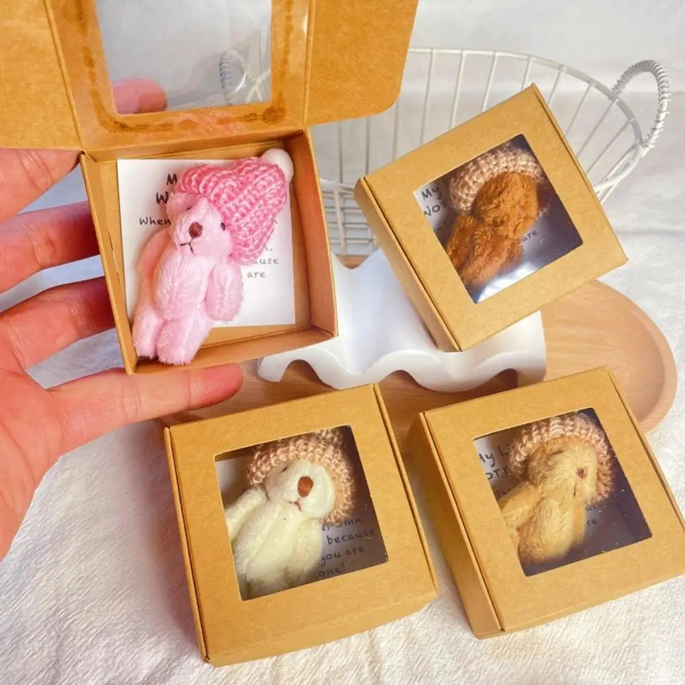 Pocket Worry Bear – Mini Plush Bear in a Box with Inspirational Card