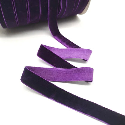 Velvet Ribbon 5 Yards – 6mm to 25mm Wide for Wedding, Gift Wrapping & DIY