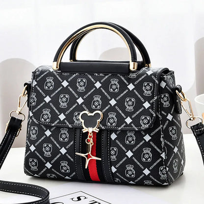 Printed Monogram Handbag for Women – Luxury Crossbody Tote