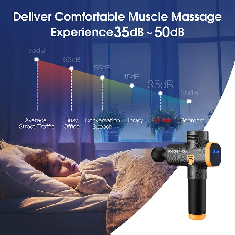 Phoenix A2 Massage Gun – Deep Tissue Muscle Relaxation Massager