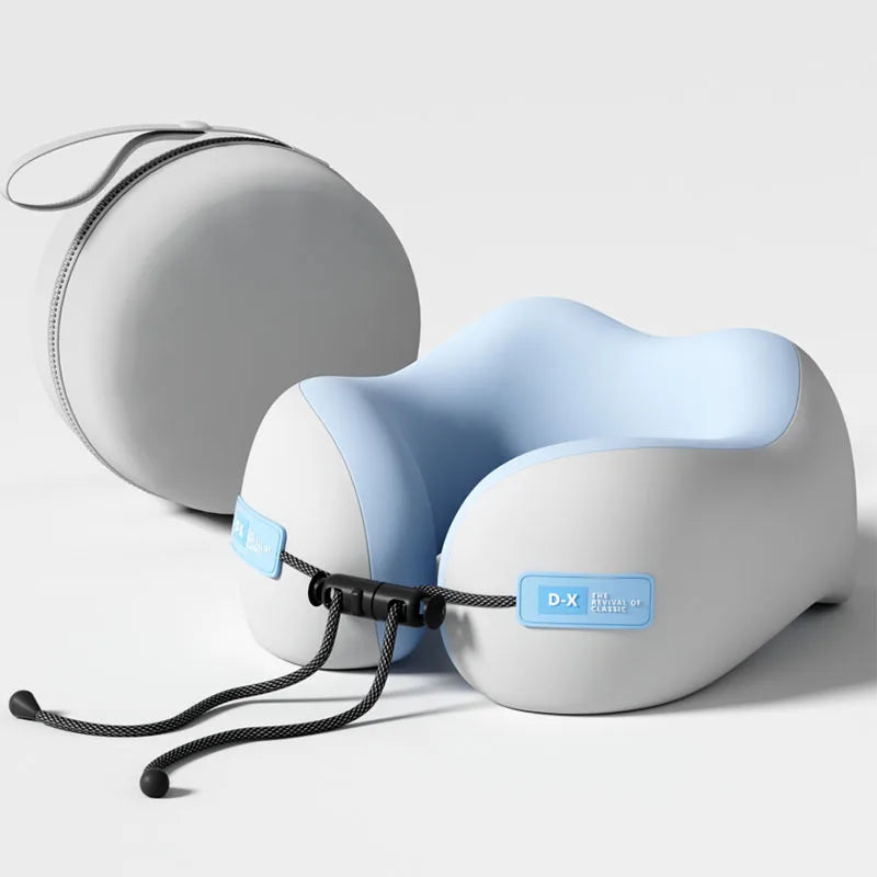 Memory Foam Travel Neck Pillow – U-Shaped, Soft & Ergonomic, 3 Colors