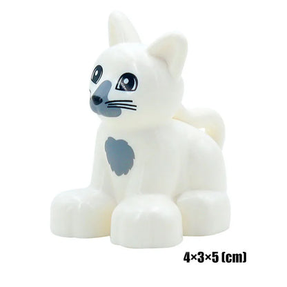 Animal Building Block Figures – Duplo-Compatible Wildlife & Farm Animals