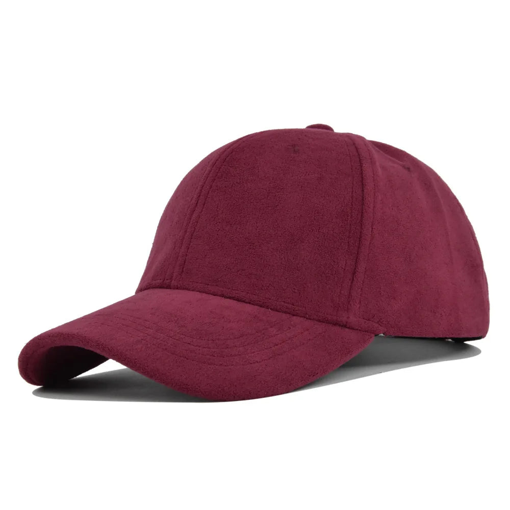Solid Color Baseball Cap – Unisex Retro Adjustable Hat