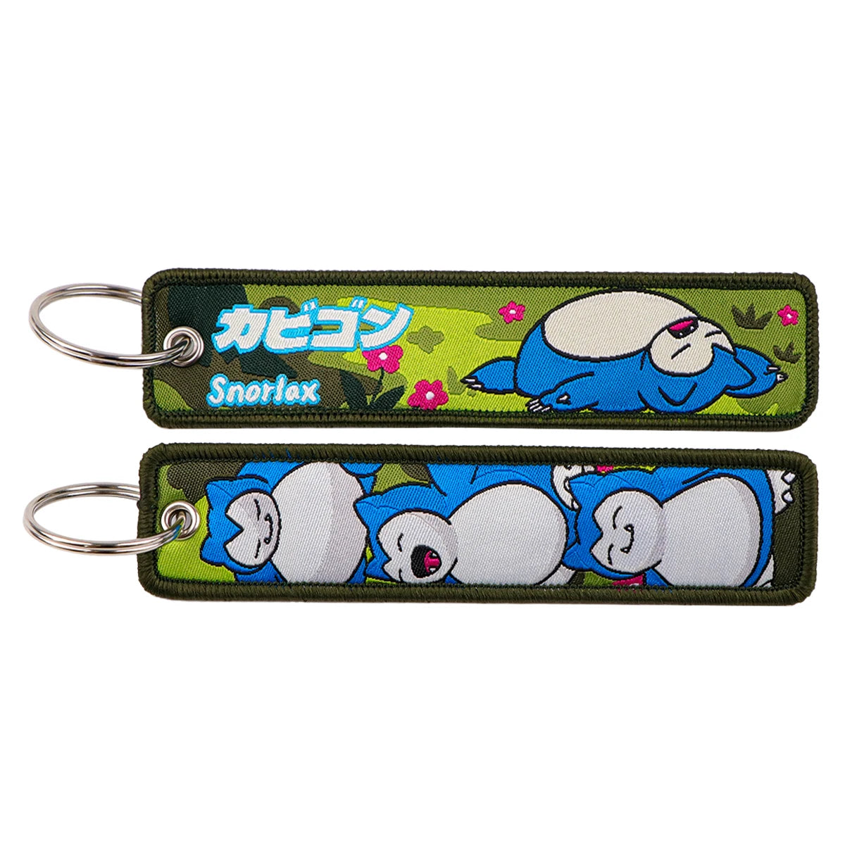 Anime Embroidered Keychain – Jet Tag Key Ring for Bags & Cars