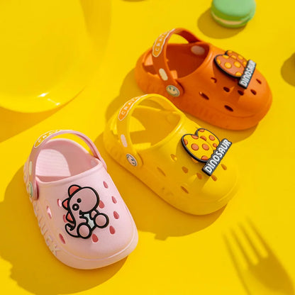 Kids Cartoon Dinosaur Clog Sandals – Baby & Toddler Beach Shoes