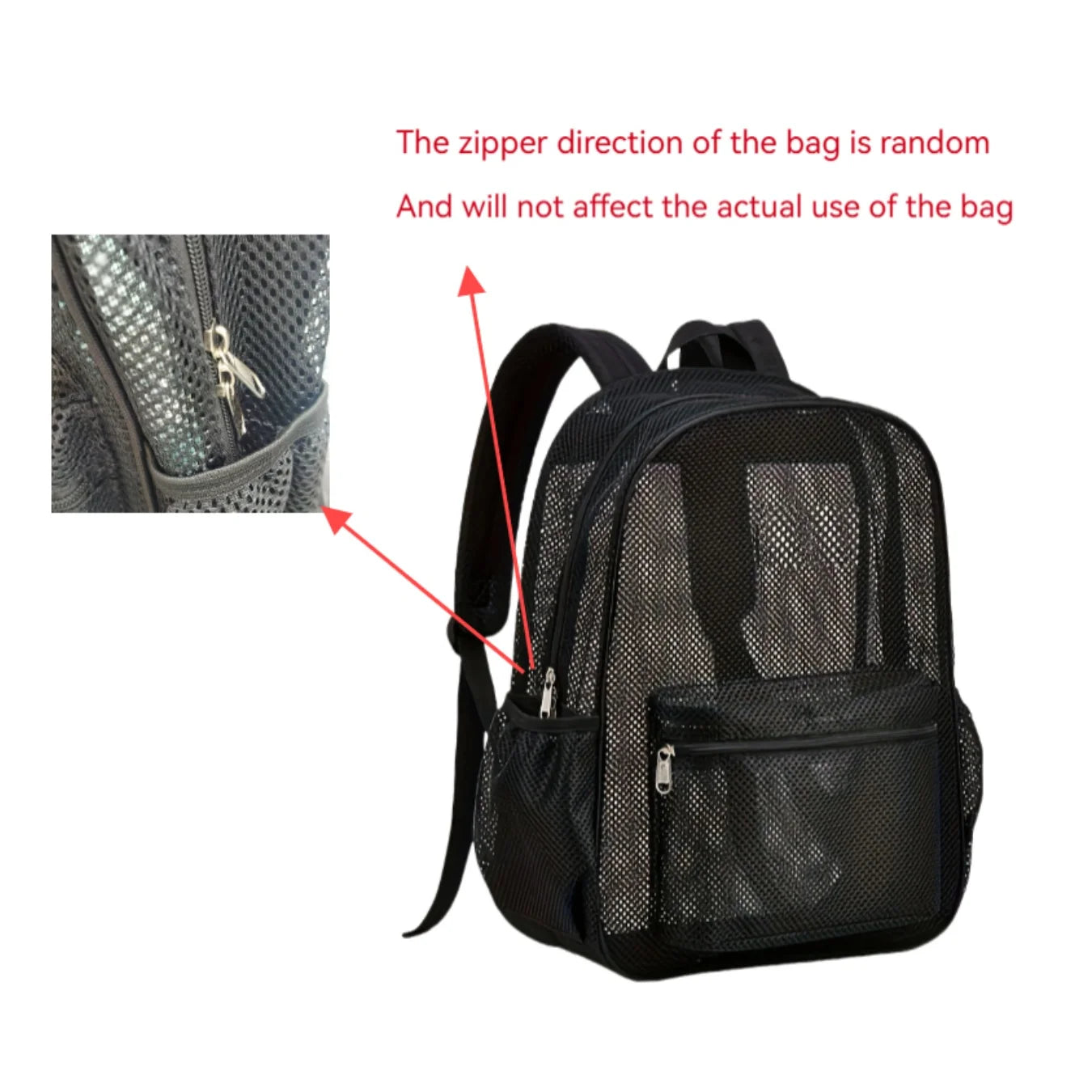 Women's Mesh Breathable Backpack – Casual Outdoor Travel Bag