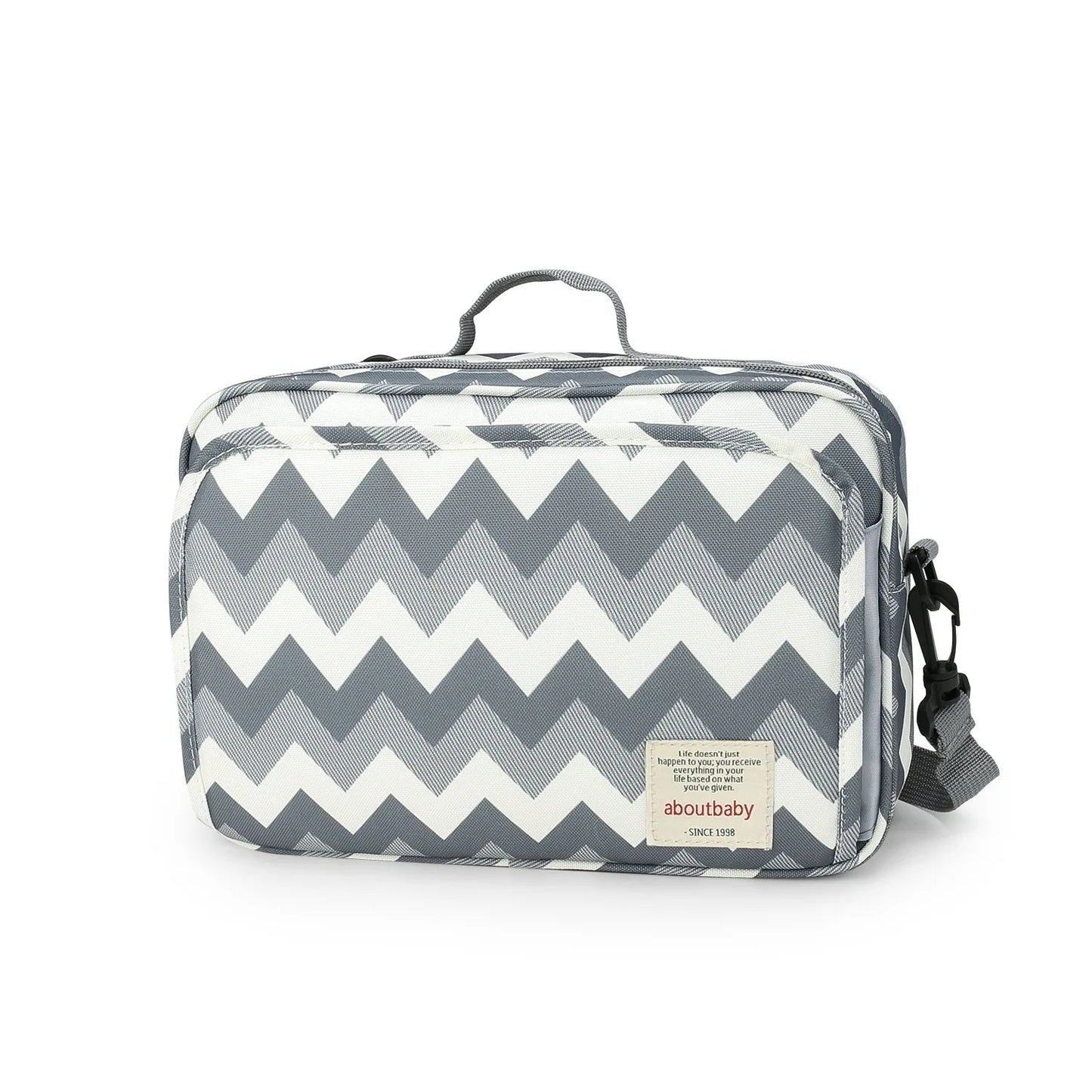 Waterproof Baby Diaper Bag – Printed Wet Dry Reusable Maternity Bag