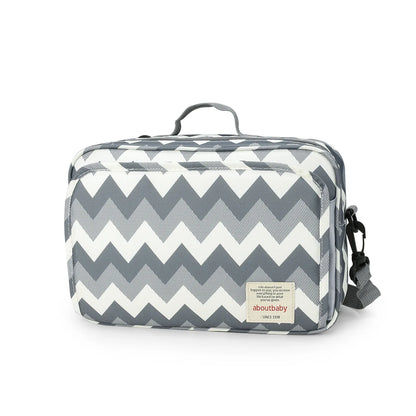 Waterproof Baby Diaper Bag – Printed Wet Dry Reusable Maternity Bag