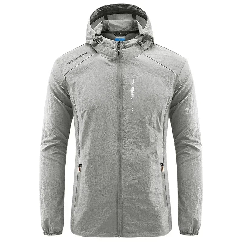 Men's UPF 50+ UV Protection Windbreaker Jacket – Quick Dry