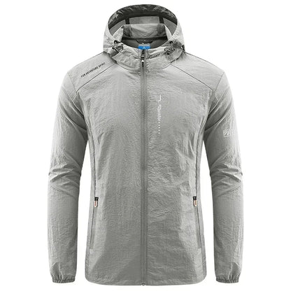 Men's UPF 50+ UV Protection Windbreaker Jacket – Quick Dry