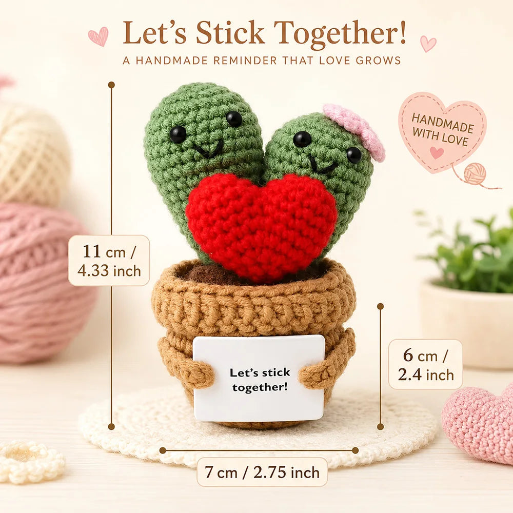 Crochet Pocket Hug Doll – Handmade Knitted Positive Energy Gift