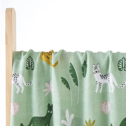 Baby Muslin Swaddle Blanket – Soft Bamboo Cotton, 47x43in, 22 Prints