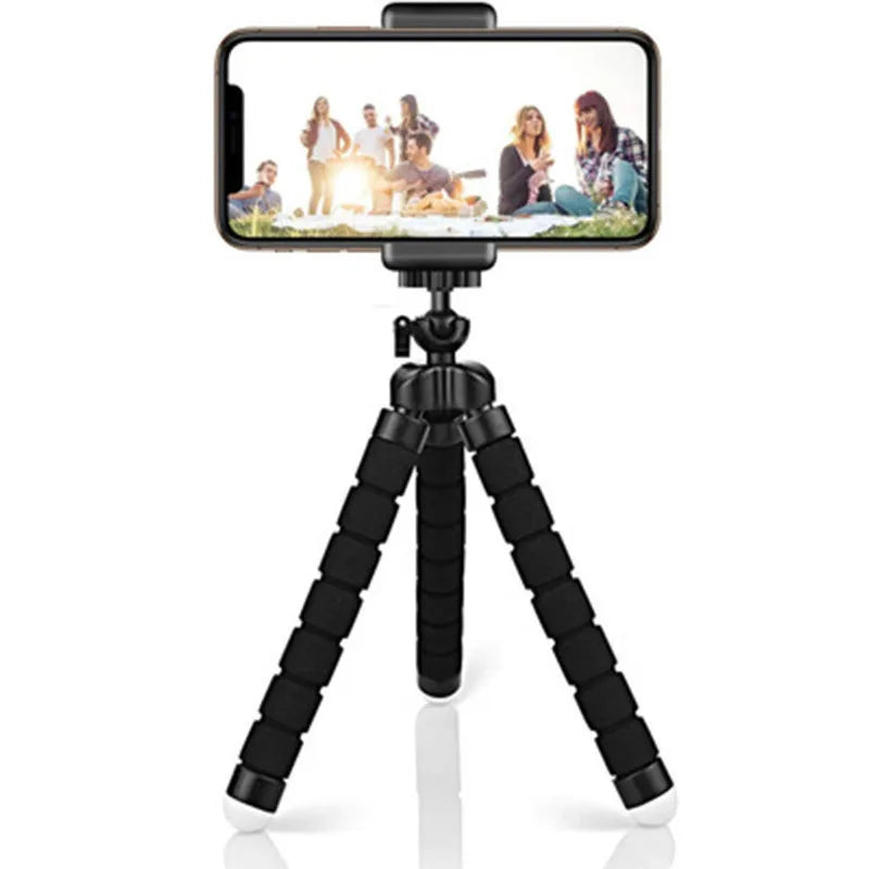 Mini Octopus Flexible Tripod with Phone Holder & Bluetooth Remote