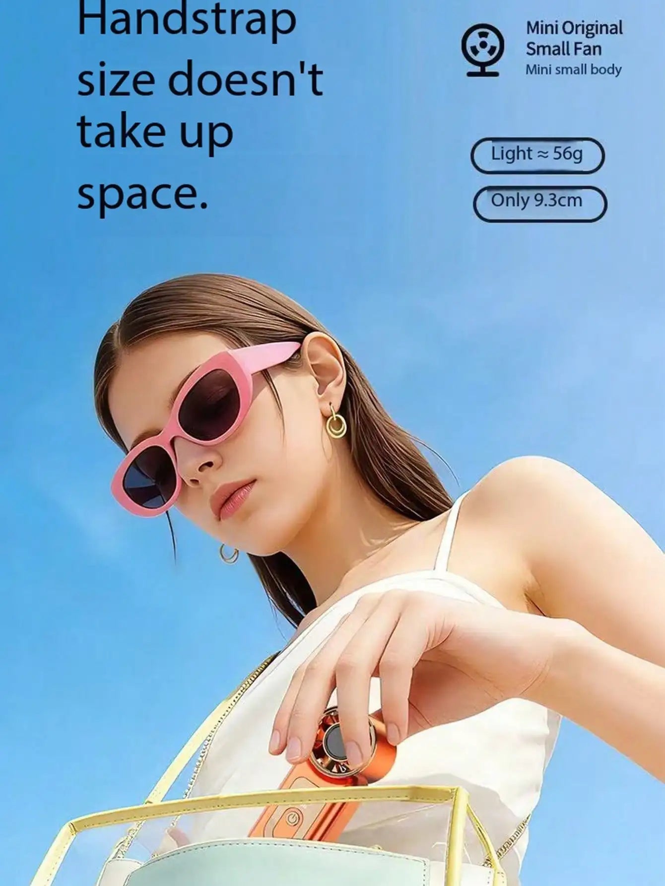 Mini Handheld USB Turbo Fan Portable Personal Desk Fan