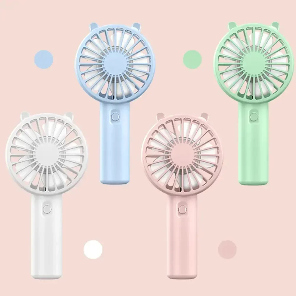 Handheld Mini Fan – USB Rechargeable Portable Cooling Fan