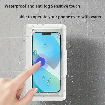 Waterproof Shower Phone Holder – No-Drill Wall Mount, Anti-Fog Touch Screen