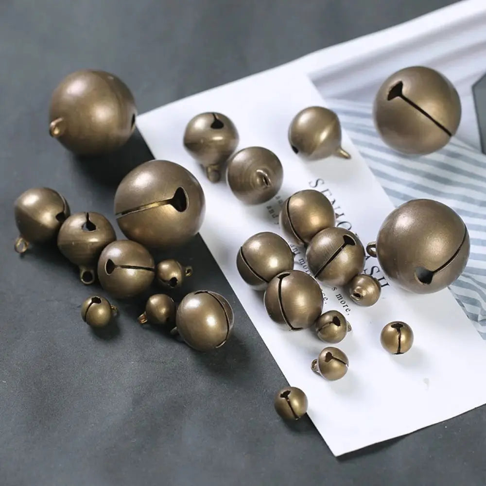 Bronze Metal Jingle Bells for DIY Crafts & Christmas Decor