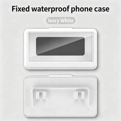 Waterproof Shower Phone Holder – No-Drill Wall Mount, Anti-Fog Touch Screen