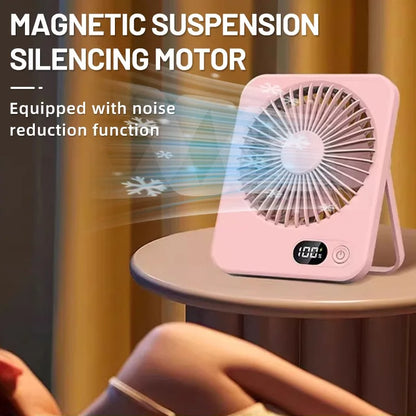 Mini Portable Folding USB Rechargeable Desk Fan