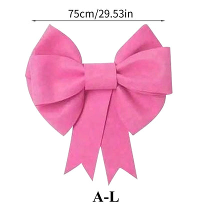 Large Decorative Bow for Christmas, Wedding & Party Decor – Red & Pink