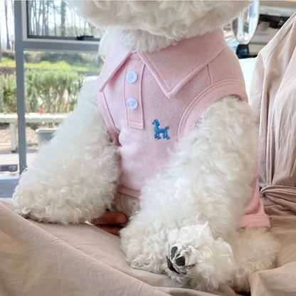 Dog Polo Shirt – Soft Breathable Cotton Pet Clothes