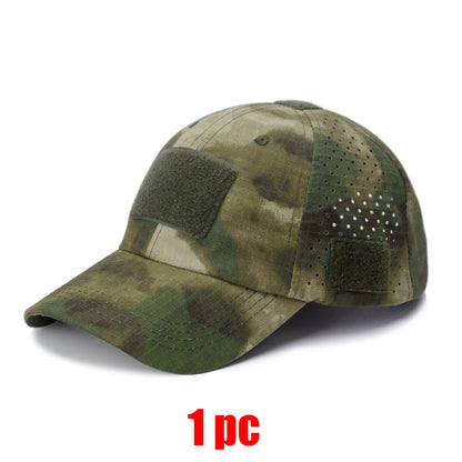 Tactical Baseball Cap with Velcro Patch – Breathable Adjustable Hat