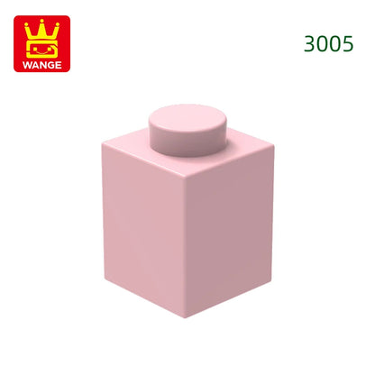 Wange 3005 1x1 Basic Brick MOC Parts – 232pcs Bulk Pack