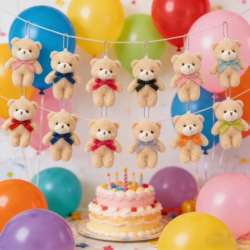 Mini Teddy Bears Bulk Pack – Soft Plush Party Favors