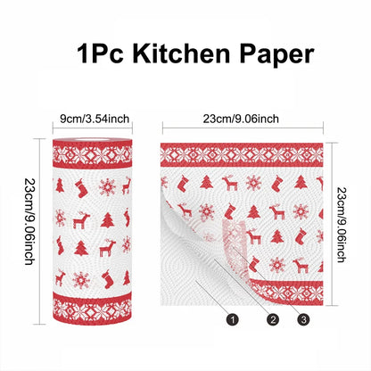 Christmas Printed Toilet Paper Roll – Festive Holiday Tissue