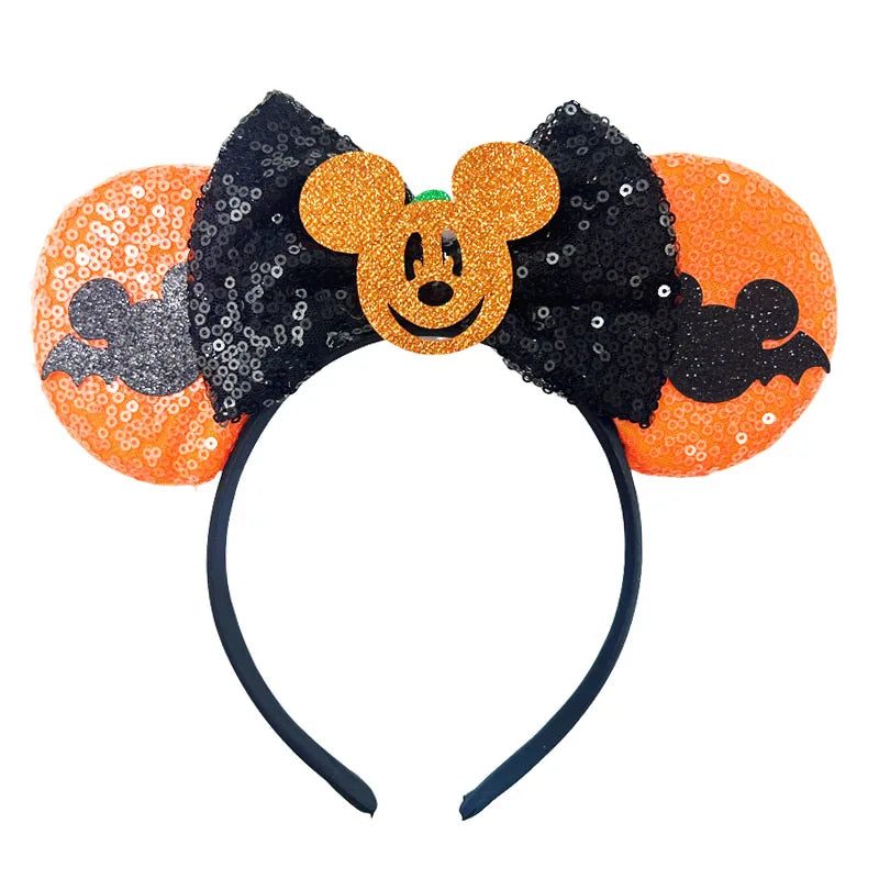 Disney Mouse Ear Headband Sequin Bow for Girls Adults Halloween Party