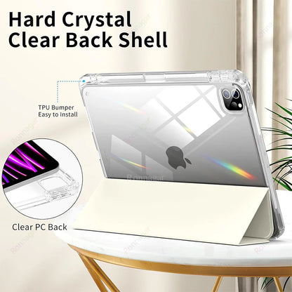 iPad Case with Pencil Holder – Smart Folio Cover