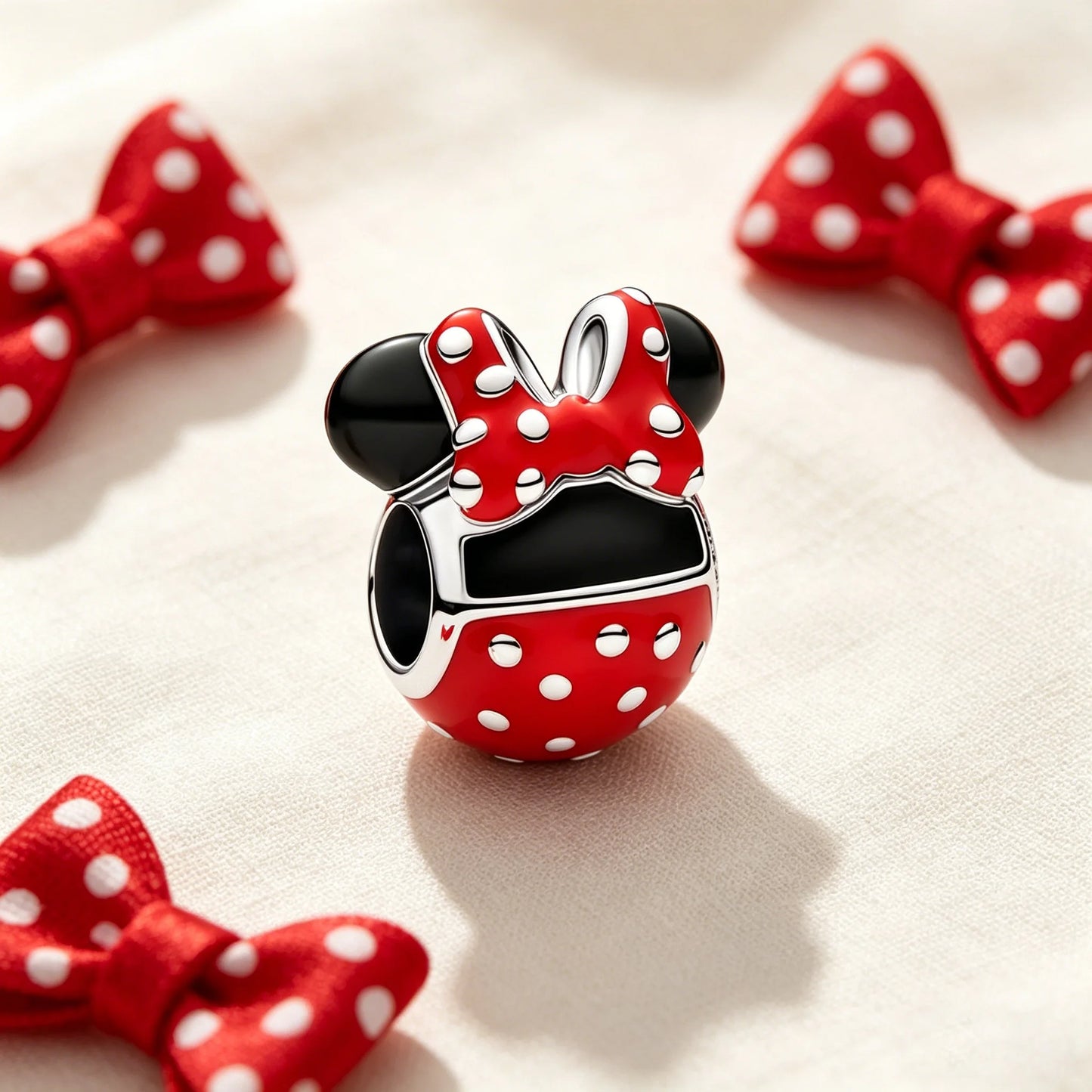 Disney Character Charm Bead – Fits Snake Chain Bracelet & Necklace