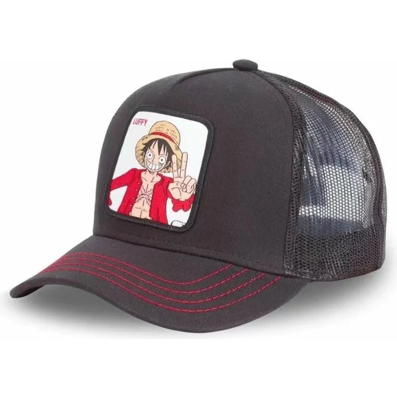 One Piece Luffy Embroidered Adjustable Baseball Cap