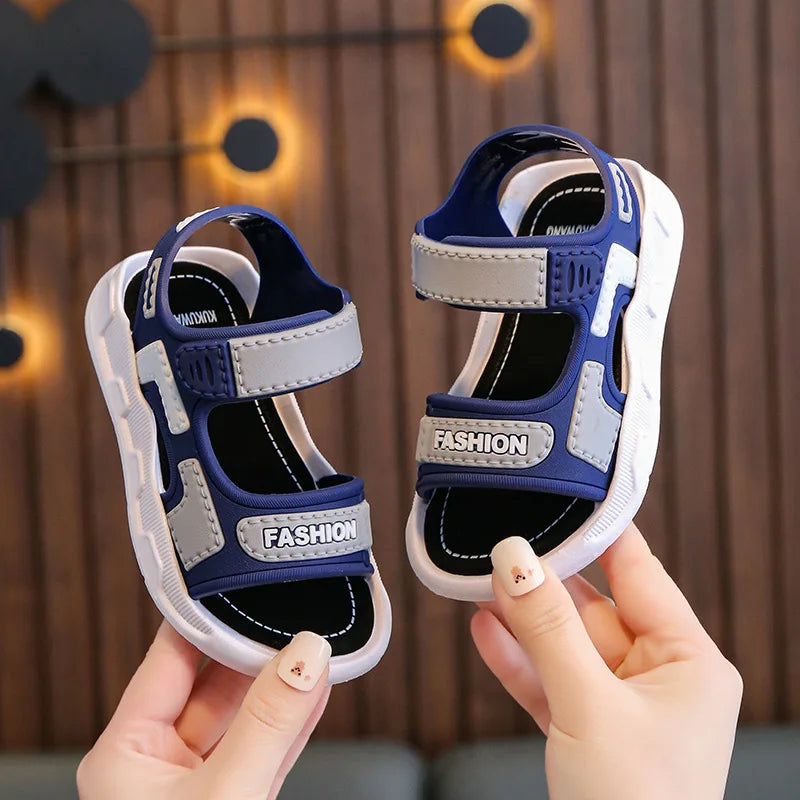 Kids Sport Sandals – Soft Sole Anti-Slip Summer Beach Shoes