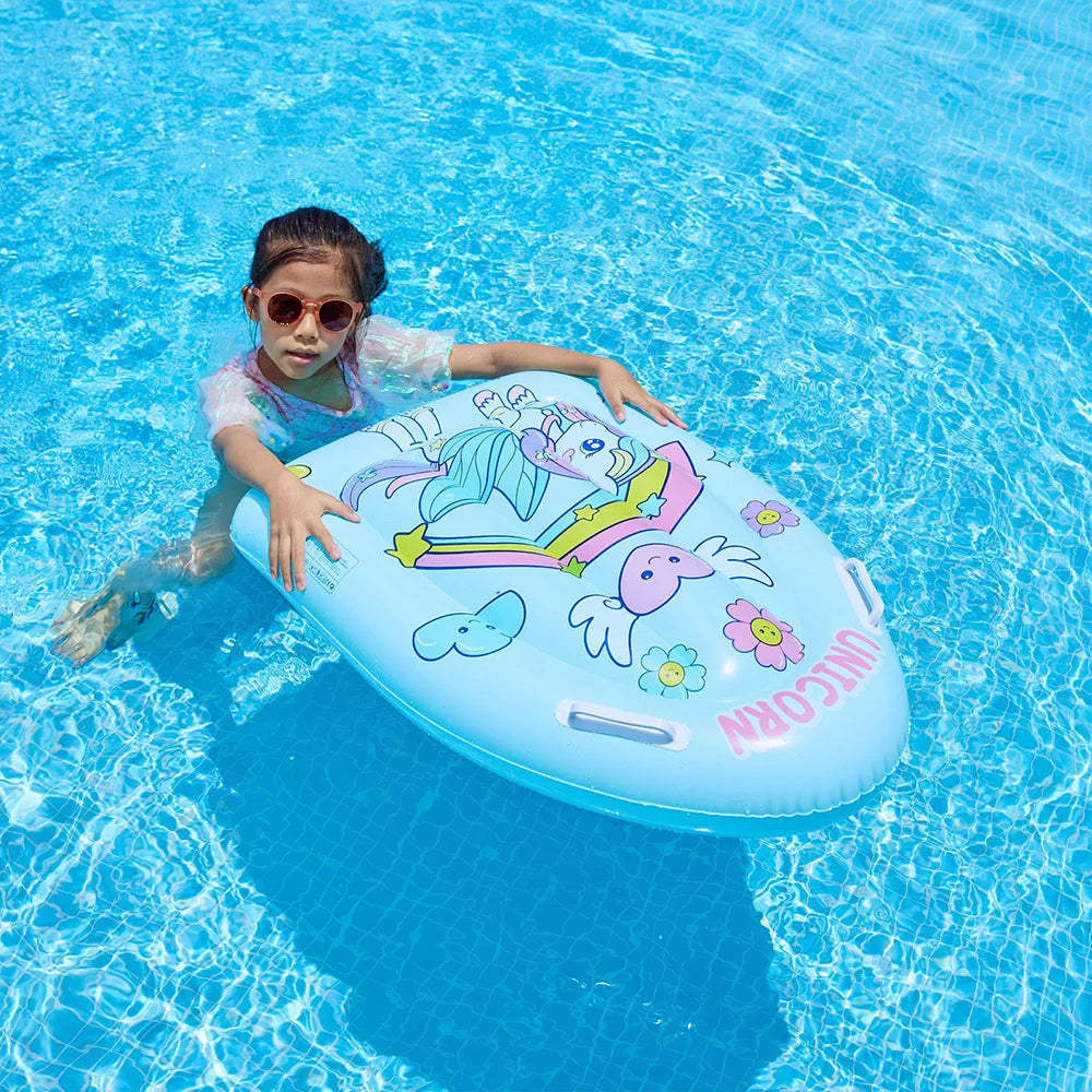 Inflatable Kids Pool Float Board with Handles